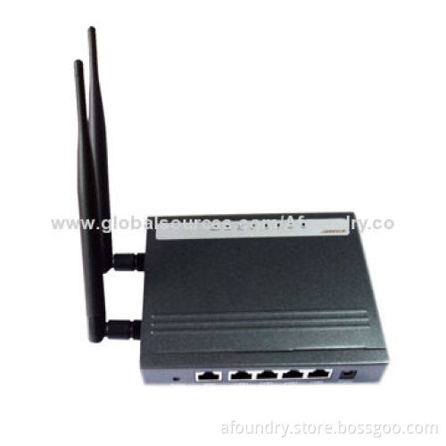 300Mbps High-power Indoor Iron Casing Chinese Router with External 5dBi Omni ANT